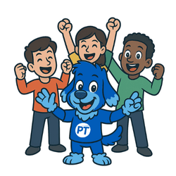 Petey, youth account, dog, mascot, primetrust, kids club