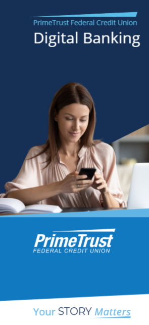 digital banking, brochure, primetrust