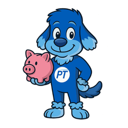 Petey, youth account, dog, mascot, primetrust, kids club
